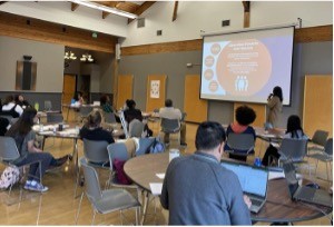The Timeline of Resistance presentation at the Intersections October convening