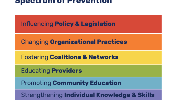 The Spectrum of Prevention